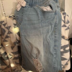 CELEBRITY PINK Light Blue Distressed Women's Jeans